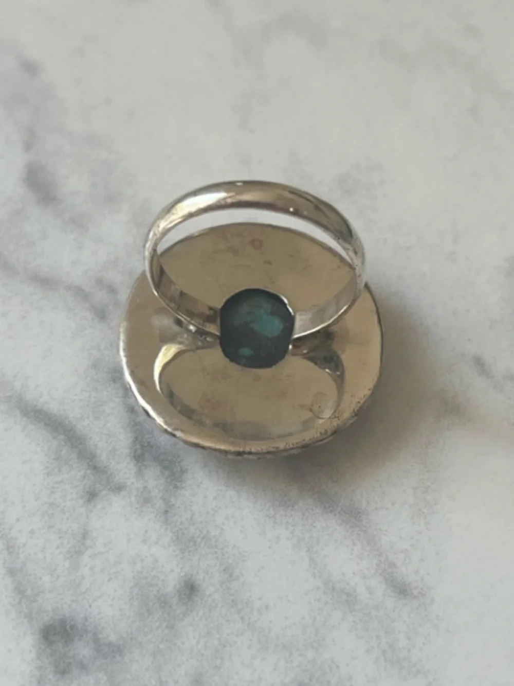 Sterling Silver Turquoise Ring size 9
